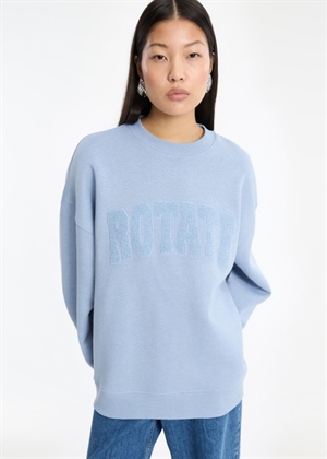 Iris crewneck classic sweatshirt Forever Blue ROTATE